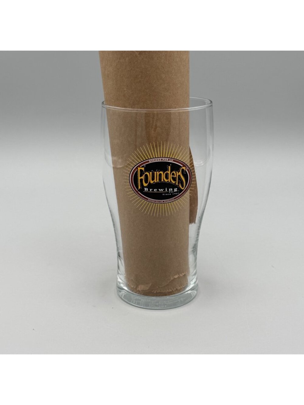 Founders Brewing Pint Glass 16 Oz Clear Beer Glassware With Logo
